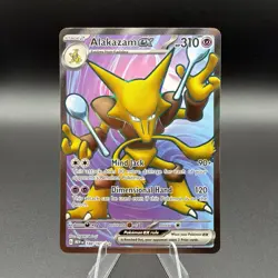 151 Alakazam ex 188/165 Full Art - NM - Pokemon Card Game TCG - Image 1