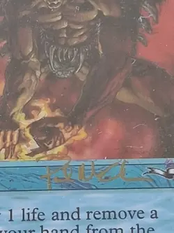 vintage mtg force of will card signed Paul McCabe - Image 5