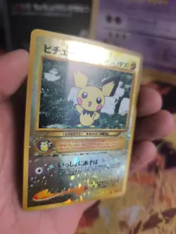 Pokemon Karte Card Pichu File Promo Reverse Holo Neo Wotc japanese LP - Image 5