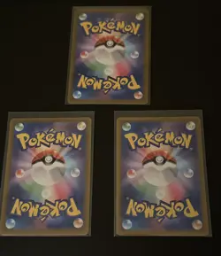 Lot of 3 Chase SAR EX Set Japanese Pokemon Cards Nintendo 2025 - Image 2