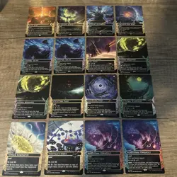 Edge of Eternities Stellar Sights Borderless Land Card Lot of 16 - Image 1