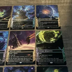 Edge of Eternities Stellar Sights Borderless Land Card Lot of 16 - Image 3