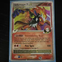 Pokemon Infernape E4 Lv.X 108/111 Rising Rivals Holo Ultra Rare English Card - Image 1