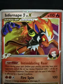 Pokemon Infernape E4 Lv.X 108/111 Rising Rivals Holo Ultra Rare English Card - Image 4