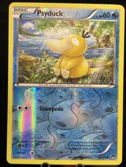 Psyduck Breakpoint 16/122 Reverse Holo Common Card NM Condition Pokemon TCG Card - Image 1