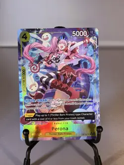 Bandai Perona OP14-111 One Piece Special Holo Character Card 5000 Power - Image 1