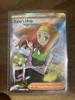 Daisy’s Help 195/165 Pokemon 151 Full Art Ultra Rare Pokemon Card NM - Image 1