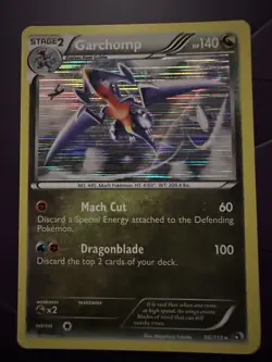 Pokemon Garchomp Holo Rare TCG Card 96/113 Legendary Treasures Series - Image 1