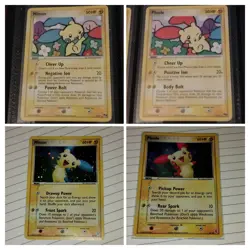 Pokemon Minun & Plusle EX Delta Species & Holon Phantoms Basic Cards Lot - Image 1