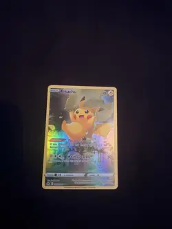 Pokemon TCG Crown Zenith Galarian Gallery Pikachu Holo Card Near Mint Condition - Image 1