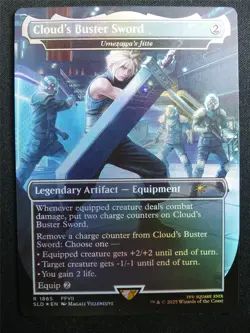 Cloud's Buster Sword/Umezawa's Jitte Borderless Foil - SLD - Mtg Card #3F8 - Image 1