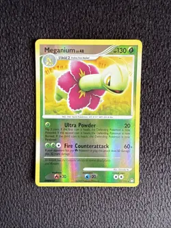 Meganium 13/123 Reverse Holo Rare Mysterious Treasures Pokemon Card - Image 1