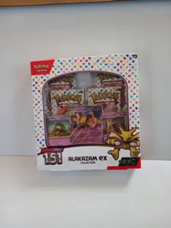 Pokemon Scarlet & Violet 151 Alakazam ex Collection Box Promo Booster English - Image 1