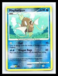 💥 Magikarp 89/123 Mysterious Treasures Reverse Holo 2007 Nintendo Pokemon - Image 1