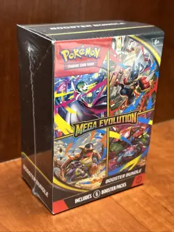 FACTORY SEALED - Pokemon TCG Scarlet & Violet - MEGA EVOLUTION - Booster Bundle - Image 1