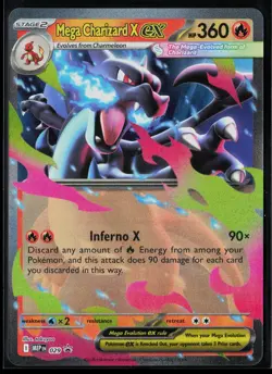 Mega Charizard X ex 029 Holofoil Promo Mega Evolution Promo Pokemon NM - Image 1