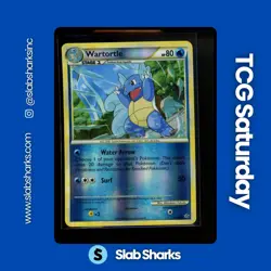 2010 POKEMON HEARTGOLD & SOULSILVER UNLEASHED #42/95 WARTORTLE REVERSE HOLO - Image 1
