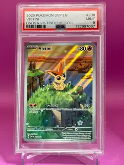 Victini Unova Pokemon Black Star Promo SVP208 PSA 9 - Image 2