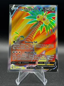 Alolan Exeggutor V (Full Art) 071/078 Pokemon GO Holo Pokemon TCG - Image 1