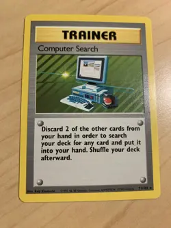 Pokemon - Computer Search Base Set 71/102 - LP - Image 1
