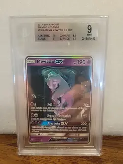 2017 Pokemon Shining Legends Mewtwo #78/73 BGS 9 - Image 1