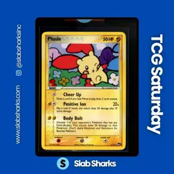 2006 POKEMON POP SERIES 3 #5/17 PLUSLE HOLO RARE - Image 1