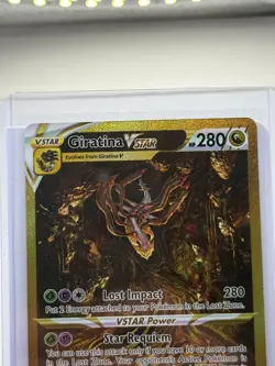 2023 Pokemon Giratina VSTAR GG69/GG70 Crown Zenith Galarian Gallery Gold - Image 3