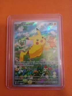 Pikachu SVP 088 Black Star Promo Scarlet & Violet Full Art Holo Pokemon TCG NM - Image 1