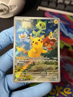 Pokemon 2023 SVP Paldea Evolved Pikachu ETB Promo #27 Near Mint! - Image 1