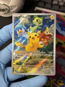 Pokemon 2023 SVP Paldea Evolved Pikachu ETB Promo #27 Near Mint! - Image 2