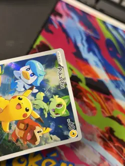 Pokemon 2023 SVP Paldea Evolved Pikachu ETB Promo #27 Near Mint! - Image 4