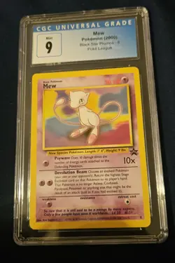 Pokemon TCG Mew Black Star Promo CGC 9 - Image 1