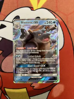 Pokemon TCG Blastoise GX 35/214 Ultra Rare Holo SM-Unbroken Bonds NM - Image 1