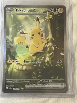 Pokemon TCG Pikachu EX 276/217 SIR Ascended Heroes - Gem Mint - Image 1