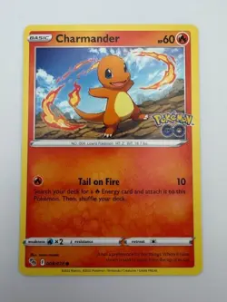 #008/078 Charmander Normal Common - Pokemon Go English NM - Image 1