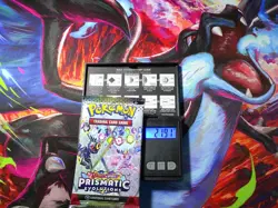 HEAVY! GOD PACKU SIRU 21.91g Prismatic Evolutions Pokemon TCG Booster (SEALED) - Image 1