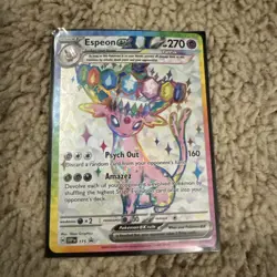 Espeon EX 175 Black Star Promo Prismatic Evolutions Pokemon 2025 - Image 1