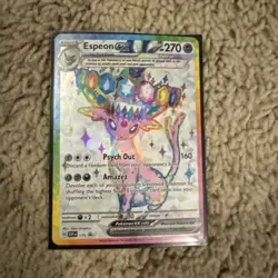 Espeon EX 175 Black Star Promo Prismatic Evolutions Pokemon 2025 - Image 2