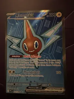 Pokemon TCG Rotom Ex 111/94 Phantasmal Flames Holo Rare NM/M - Image 1
