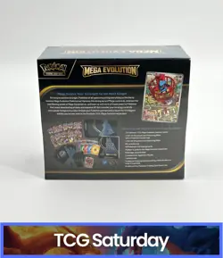 2025 POKEMON MEGA EVOLUTIONS ELITE TRAINER BOX POKEMON CENTER LUCARIO ART SEALED - Image 2