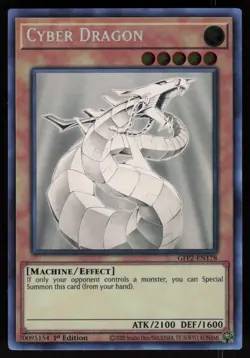 Cyber Dragon (Ghost Rare) GFP2-EN178 Ghost Rare 1st Edition Yu-Gi-Oh - Image 1