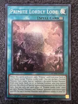 Yugioh Primite Lordly Lode BLMM-EN172 Secret Rare 1st Edition NM - Image 1
