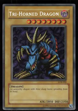 Tri-Horned Dragon (LOB-000) LOB-000 Secret Rare Yu-Gi-Oh - Image 1