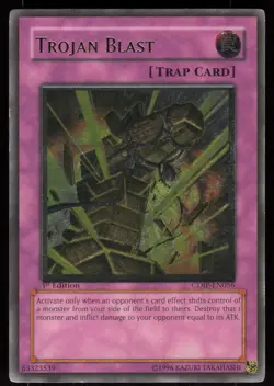Trojan Blast (UTR) CDIP-EN056 Ultimate Rare 1st Edition Yu-Gi-Oh - Image 1