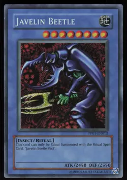 Javelin Beetle (Secret Rare) PP01-EN013 Secret Rare ERROR Yu-Gi-Oh - Image 1