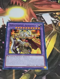 YuGiOh! Amazoness Augusta - DABL-EN097 Common 1st Edition NM - Image 1