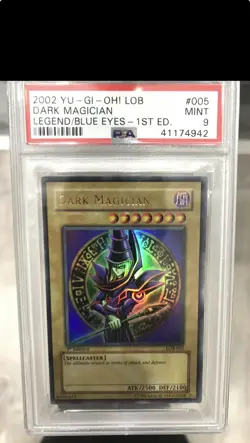 Yu-Gi-Oh! 1st Edition LOB - Blue-Eyes White Dragon PSA 8 & Dark Magician PSA 9 - Image 4