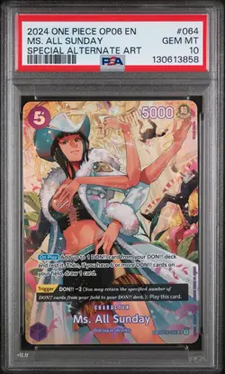 Ms. All Sunday (SP) OP04-064 Wings of the Captain Foil - Image 3