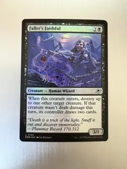 Faller’s Faithful - 100 - MTG: Edge of Eternities - Uncommon - FOIL - Image 1