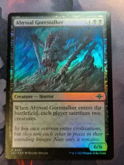 Abyssal Gorestalker - LCI - 0087 - MTG - TCG Card - FOIL - Image 1